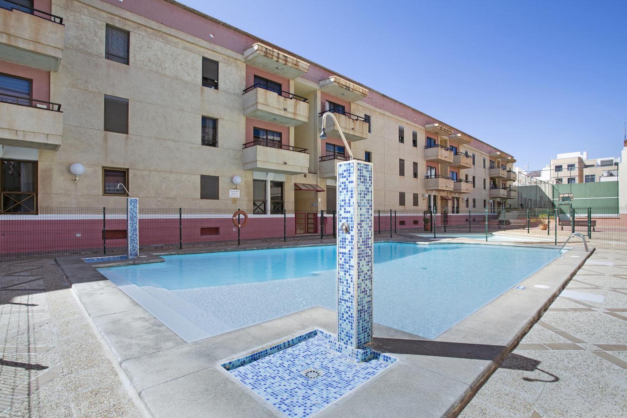 Apartamento Con Piscina Аринага Экстерьер фото
